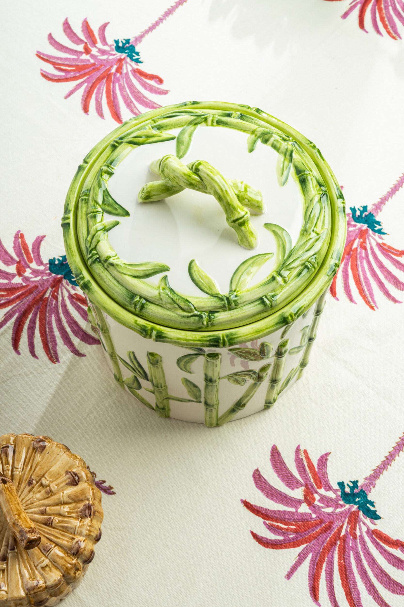 les-ottomans-bamboo-babc-keksdose-keramik-handbemalt image 2