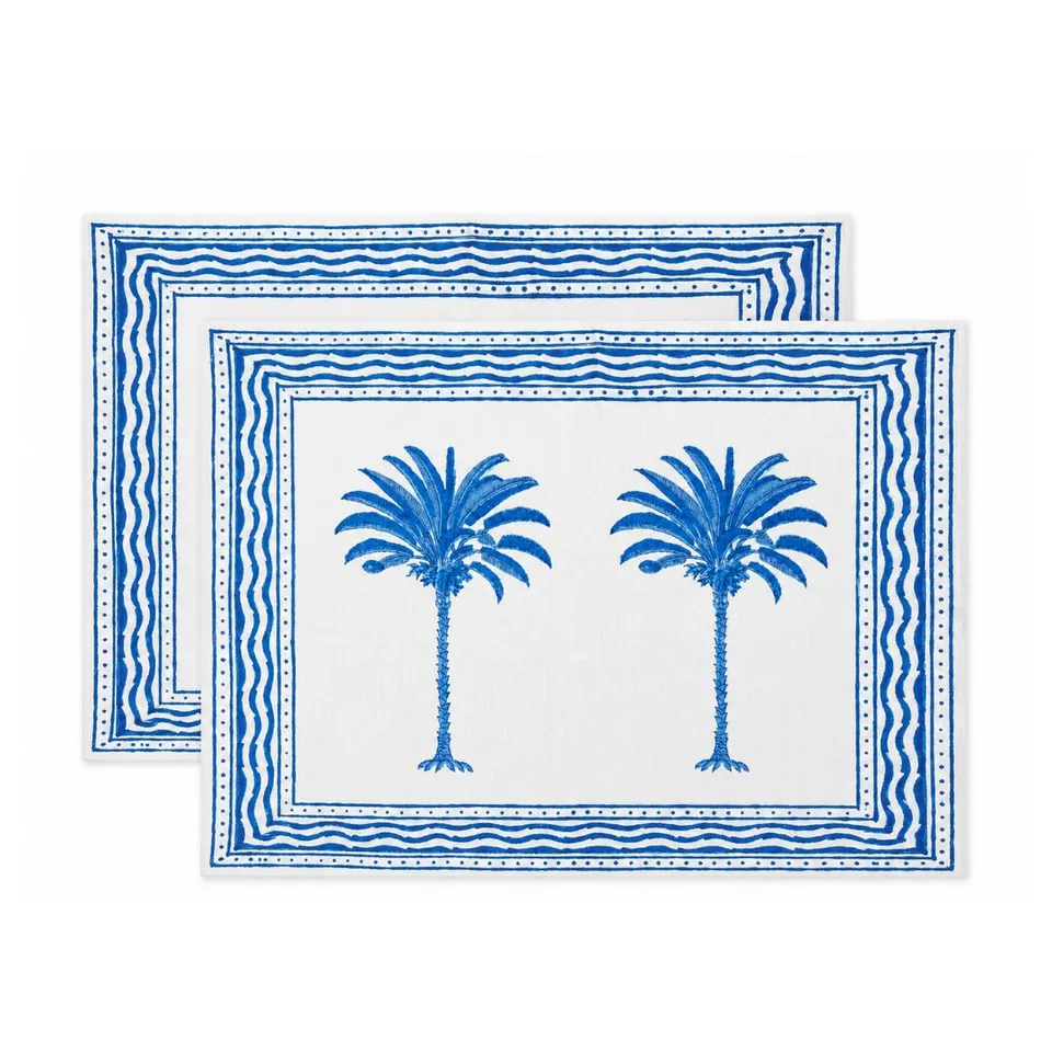 les-ottomans-palm-platzsets-aus-baumwolle-im-2er-set-ikpm61 image 1