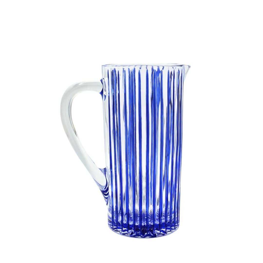 les-ottomans-brocca-cgu03-wasserkaraffe-aus-kristall-handbemalt image 1