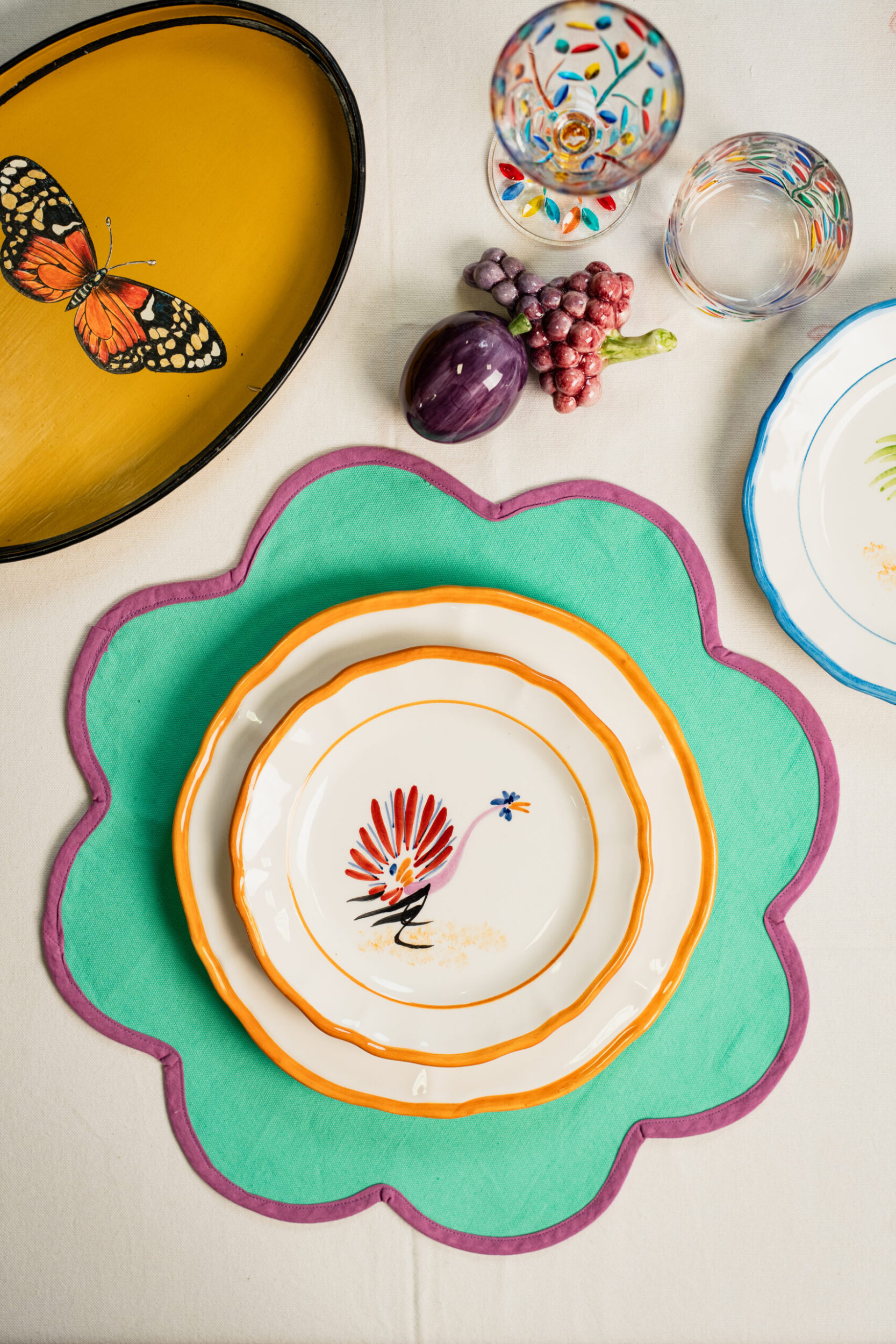 les-ottomans-the-barn-keramik-dessertteller-orange image 2