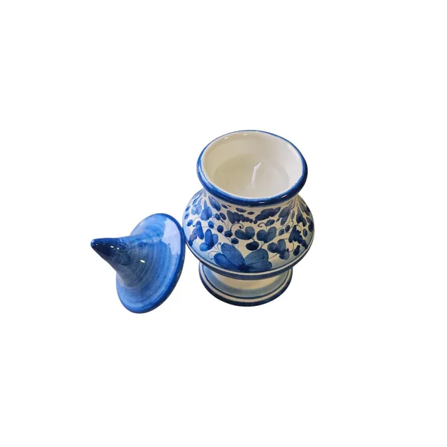 les-ottomans-duftkerze-im-keramikhalter-handbemalt-mit-deckel image 1