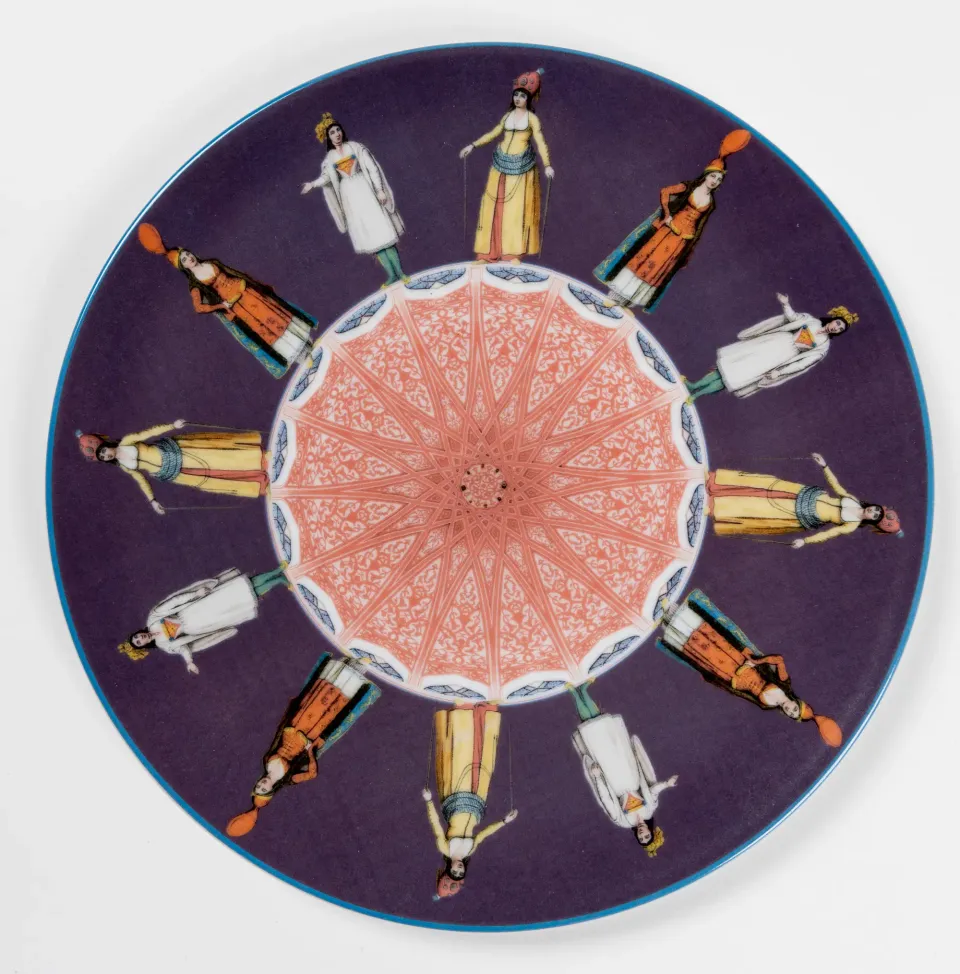 les-ottomans-costantinopoli-speiseteller-porzellan-vito-nesta image 1