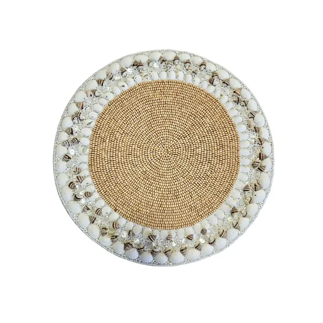 les-ottomans-platzset-perlen-2er-set-tjb30-mit-echten-muscheln image 1