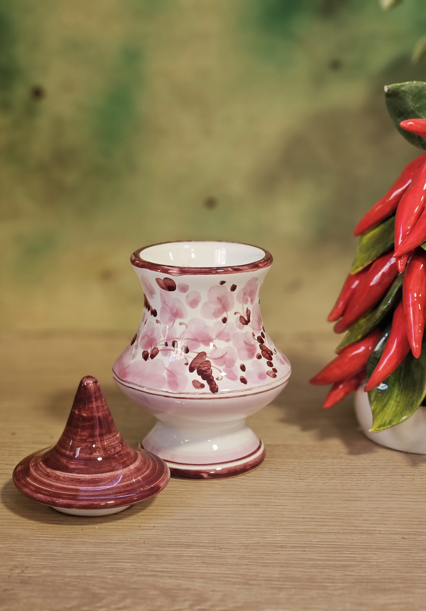 les-ottomans-weihnachtsbaum-deckeldose-keramik-handbemalt image 2