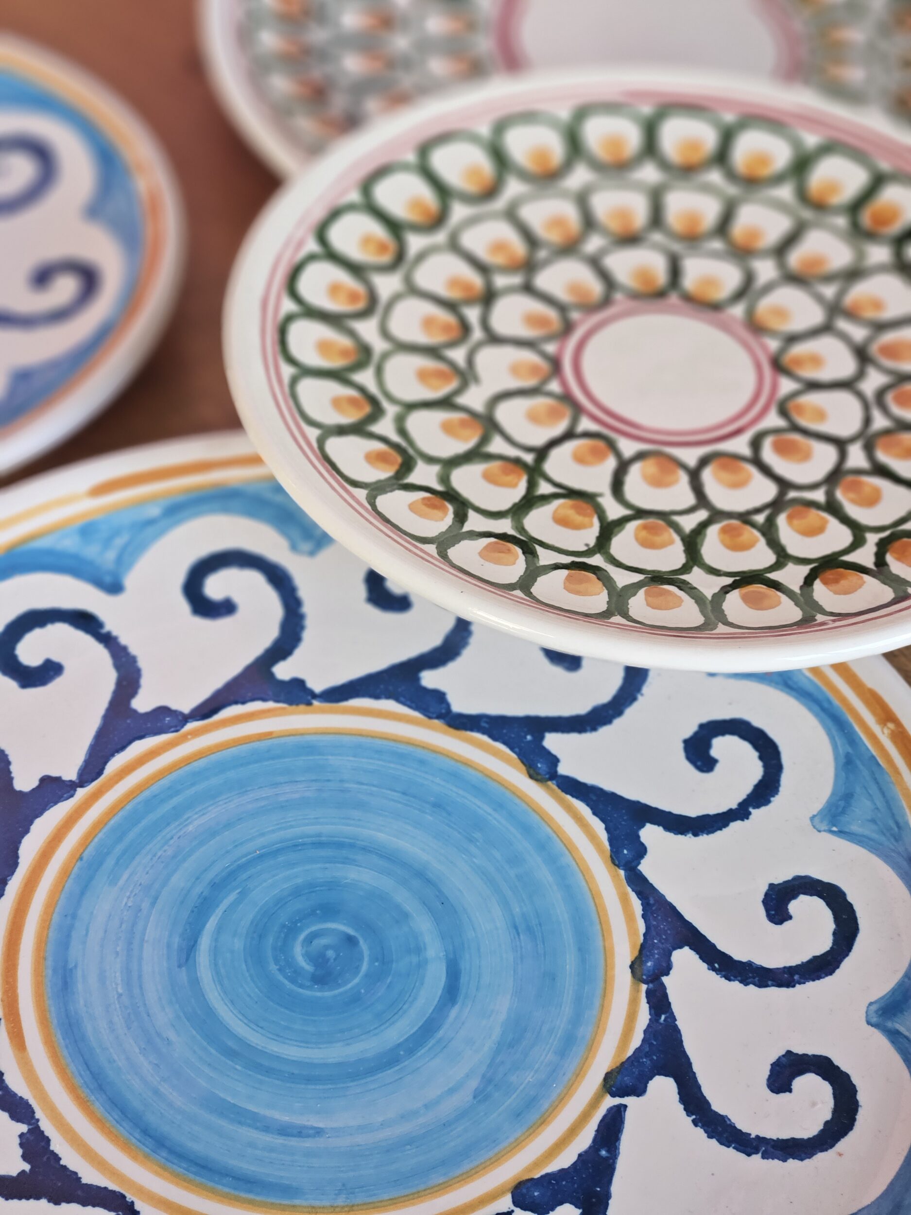 les-ottomans-handbemalte-keramikteller-set-4-st-ck image 2