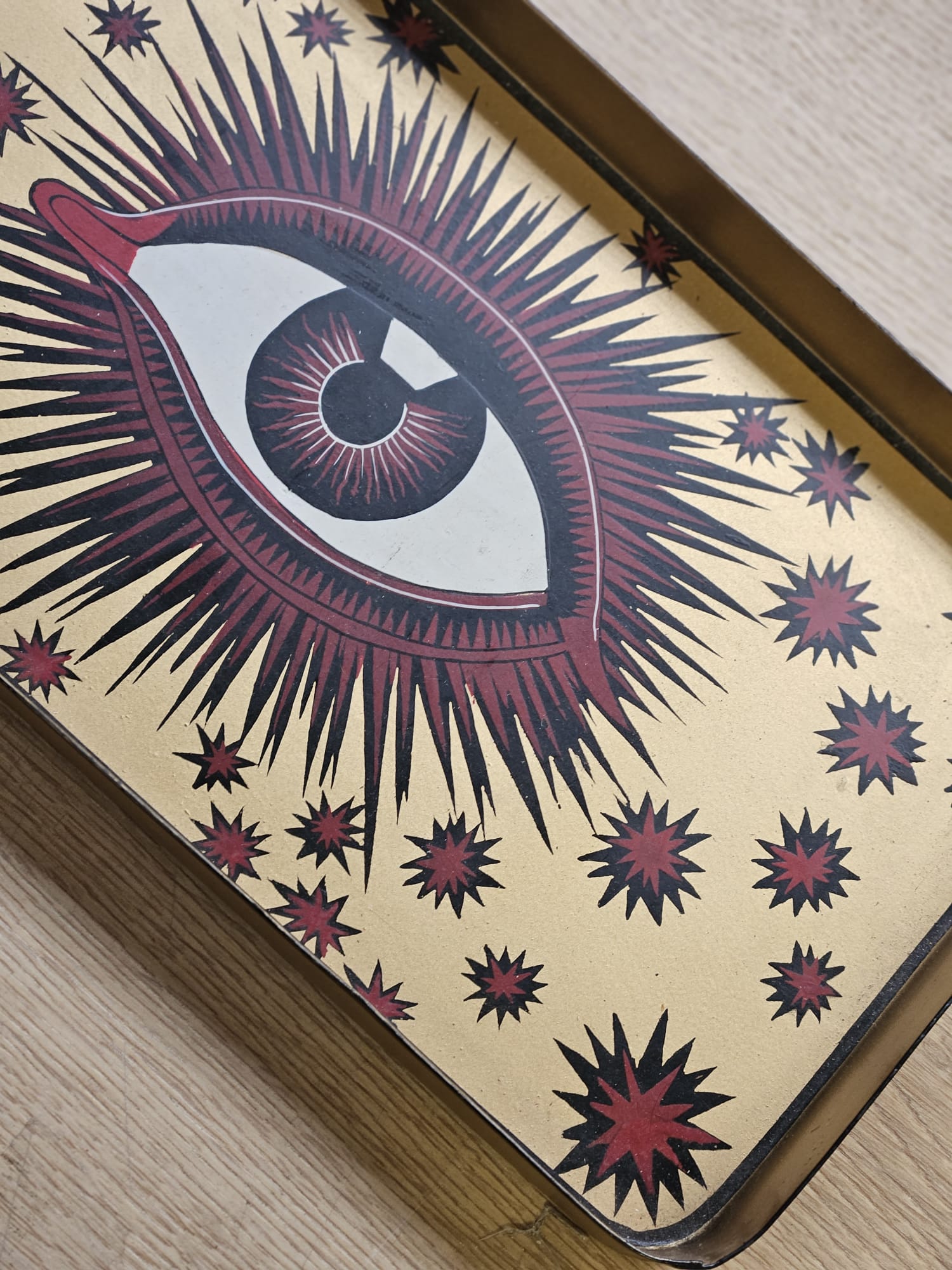 les-ottomans-vassoio-all-seeing-eye-tablett-eisen-handbemalt-festivo image 2