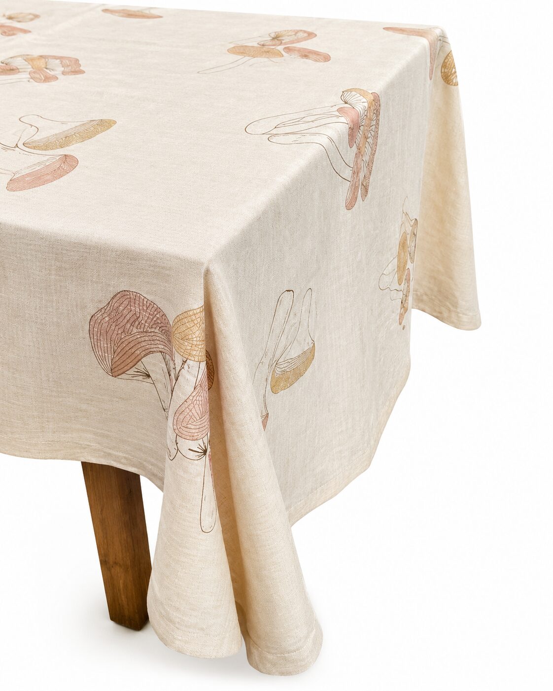 les-ottomans-ebt24-tischdecke-leinen-bestickt-pilz-motiv image 1