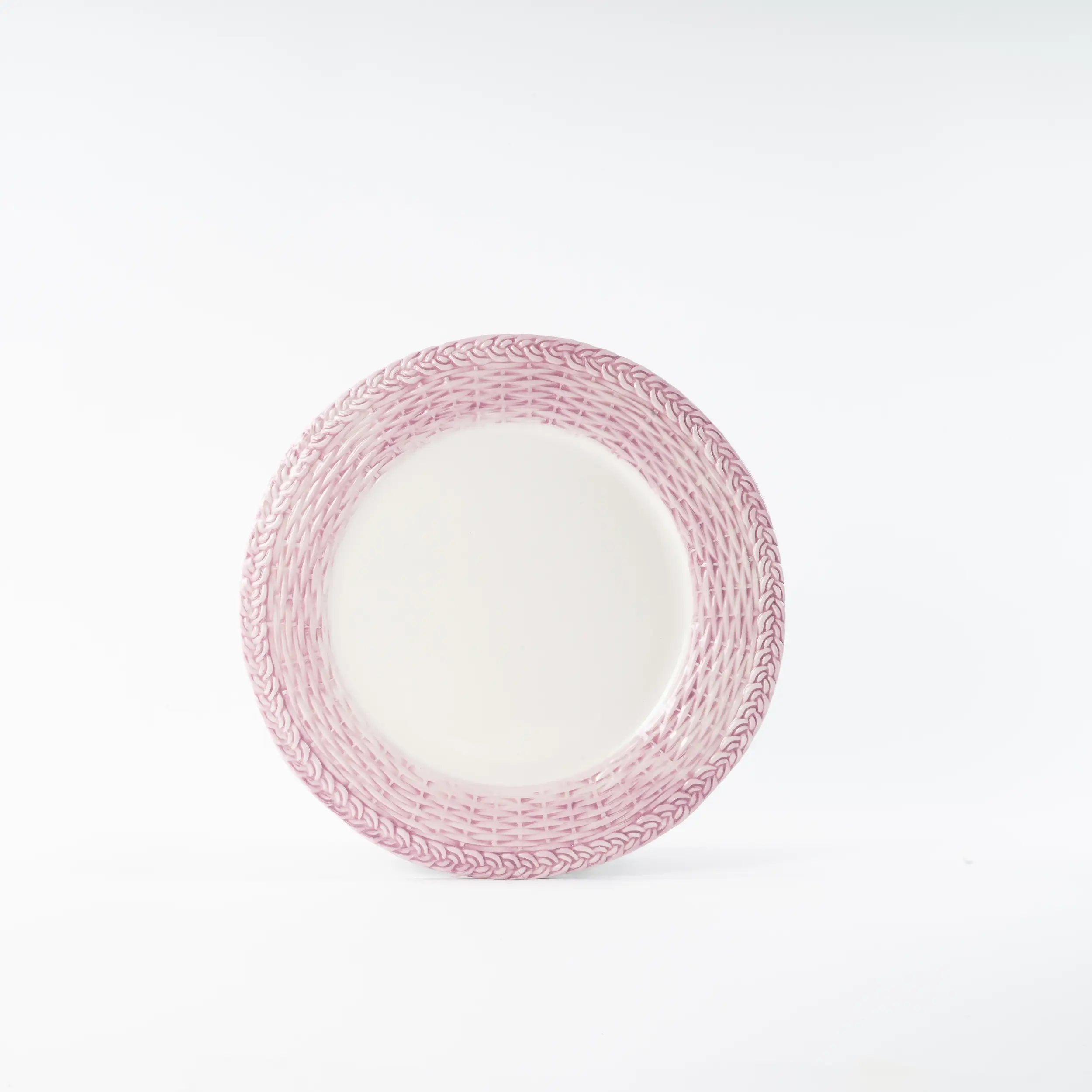 les-ottomans-wicker-platzteller-handbemalter-keramik-speiseteller image 1