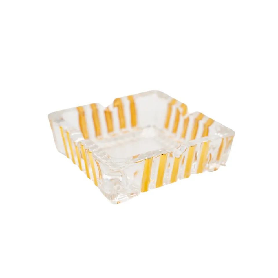 les-ottomans-aschenbecher-kristall-aschenbecher-mit-gold-details image 1