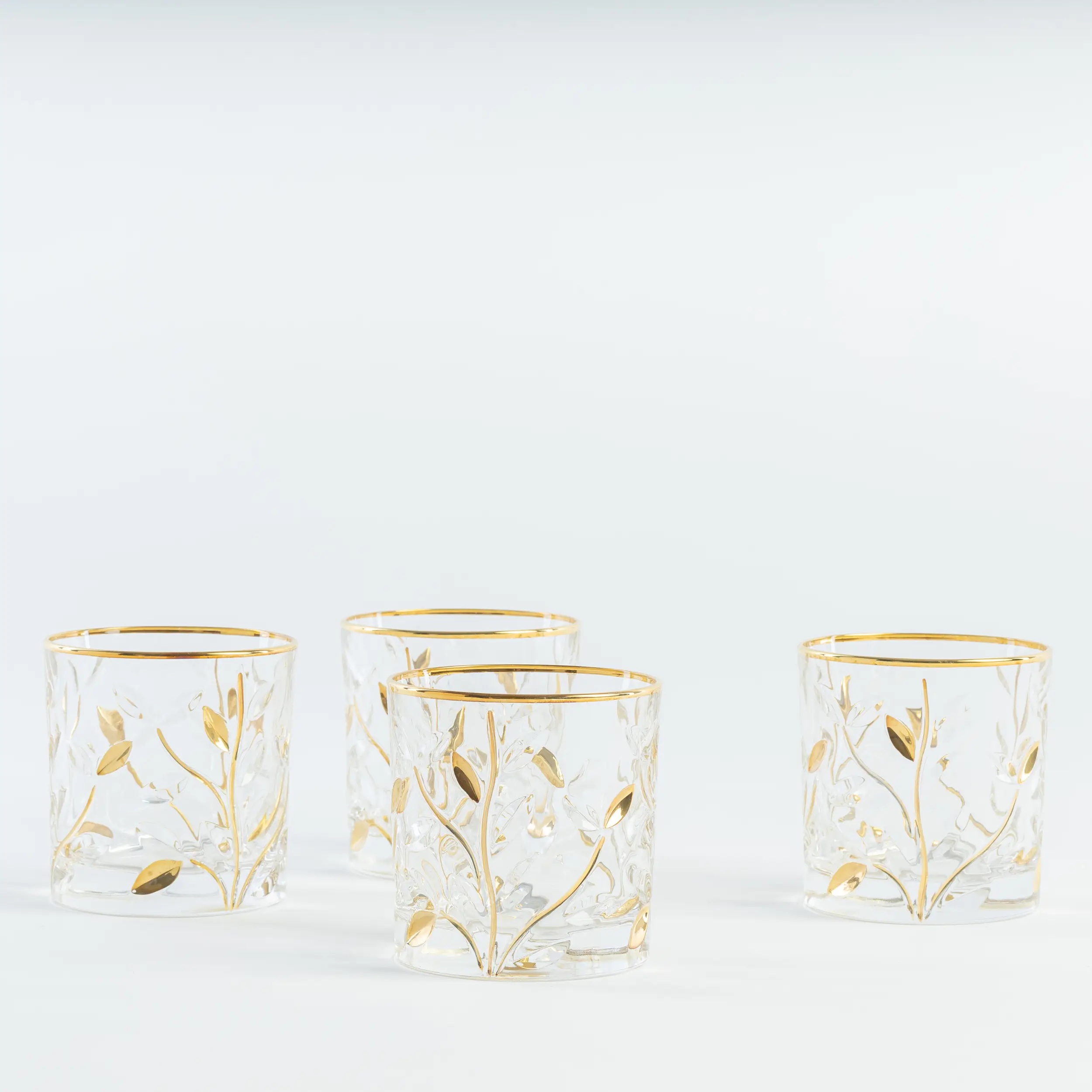 les-ottomans-gold-crystal-glass-tumbler-whiskyglas-4er-set image 1