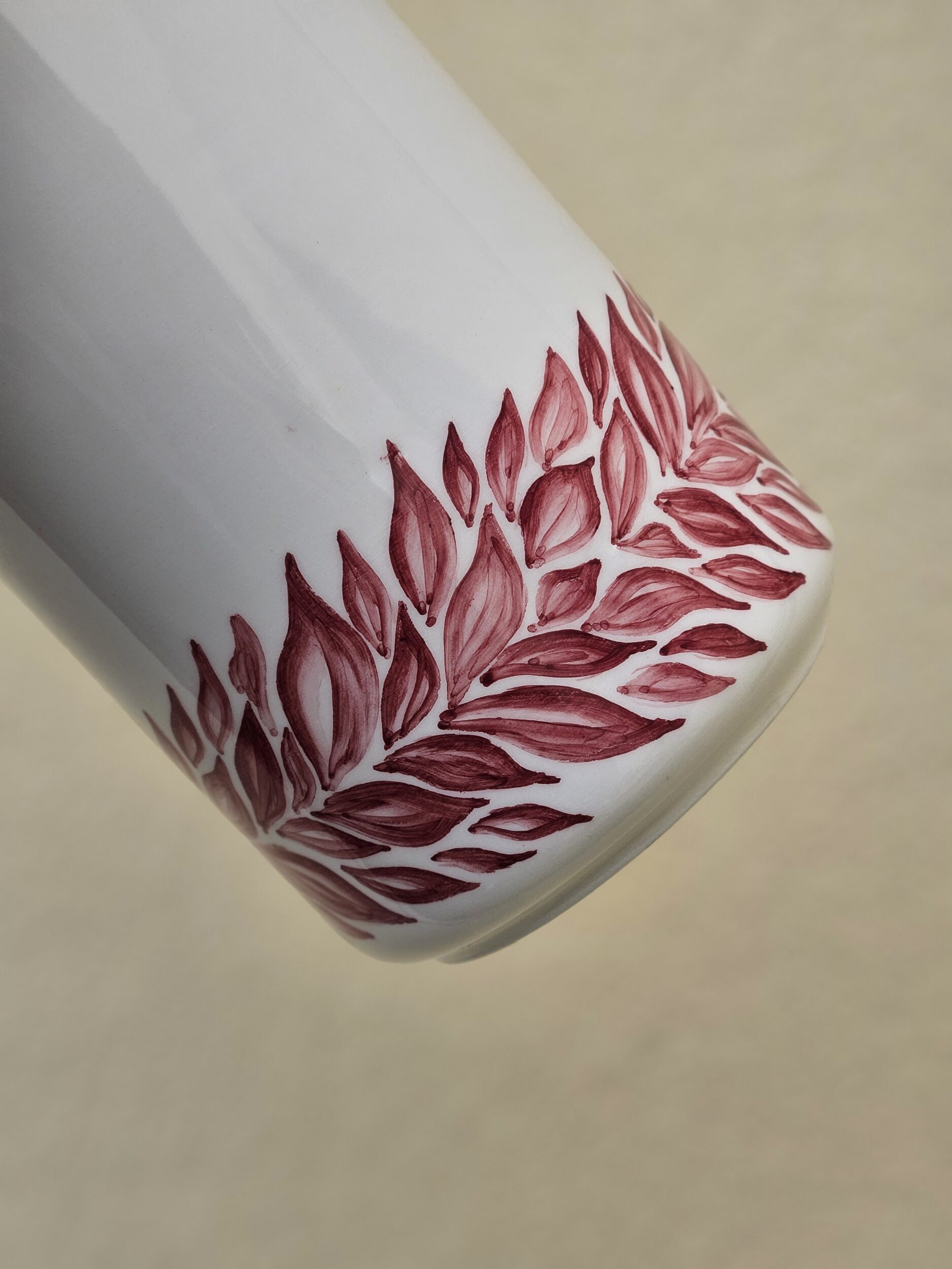 les-ottomans-keramikvase-palme-handbemalt image 2