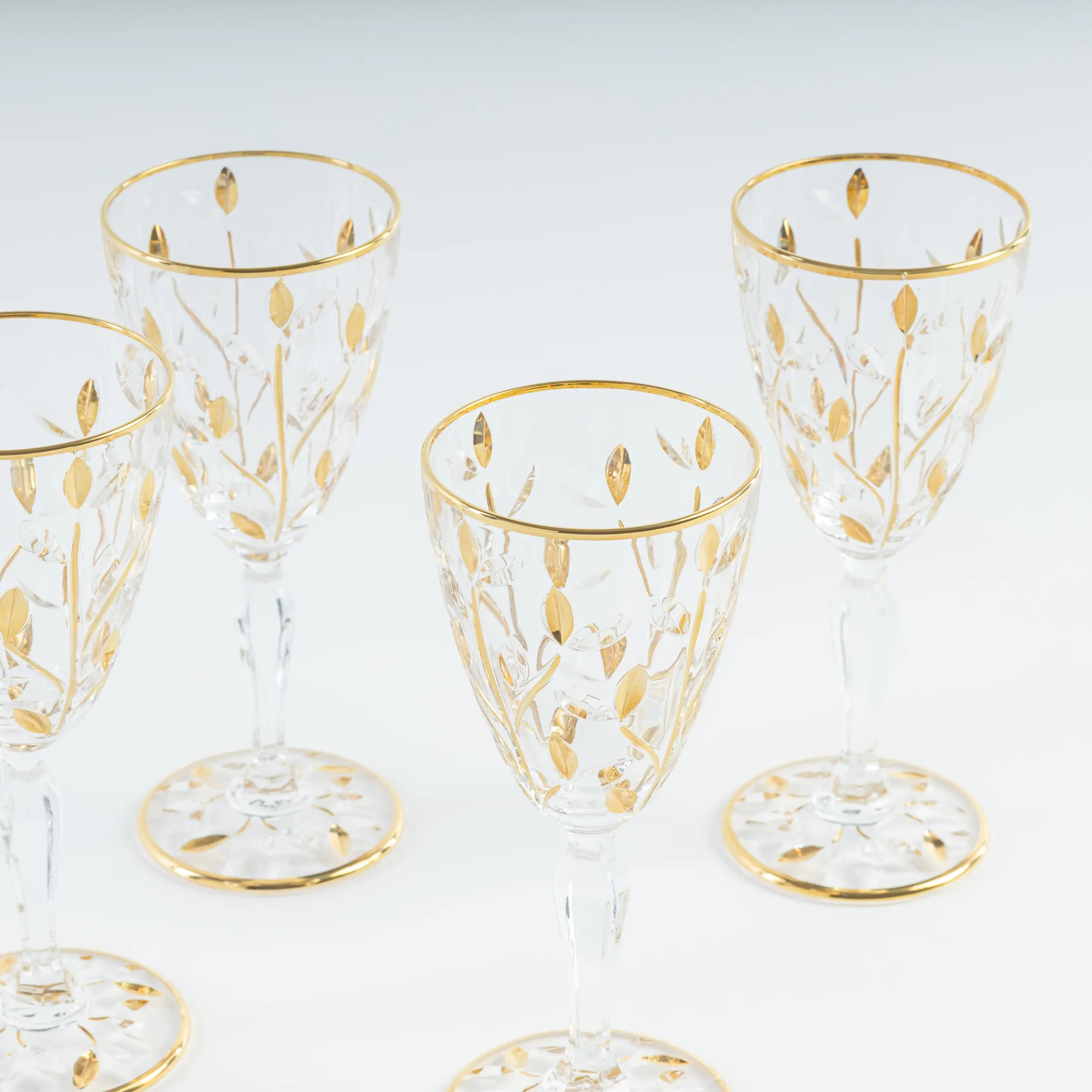 les-ottomans-gold-crystal-fl-ten-champagnergl-ser-4er-set image 2