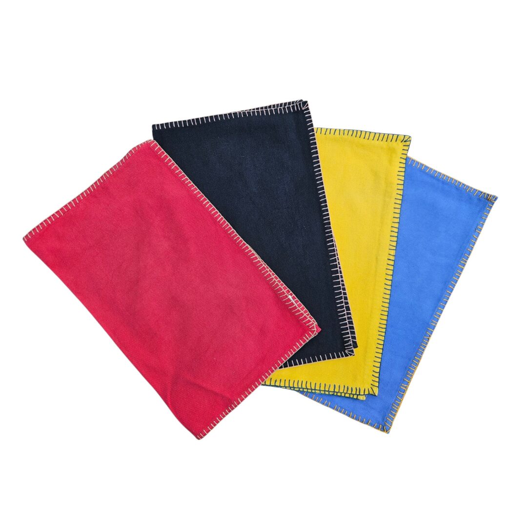 les-ottomans-platzsets-baumwolle-bestickt-set-4-bunt image 1