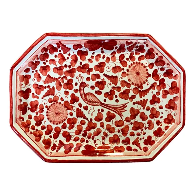 les-ottomans-pkt02-tablett-aus-keramik-v-gel-blumen-handbemalt image 1