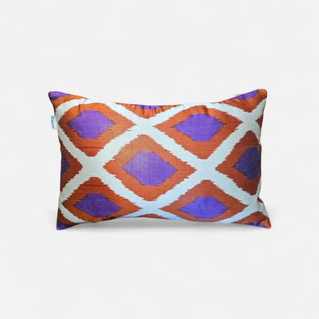 les-ottomans-federa-per-cuscino-ikat-seiden-kissenbezug image 1