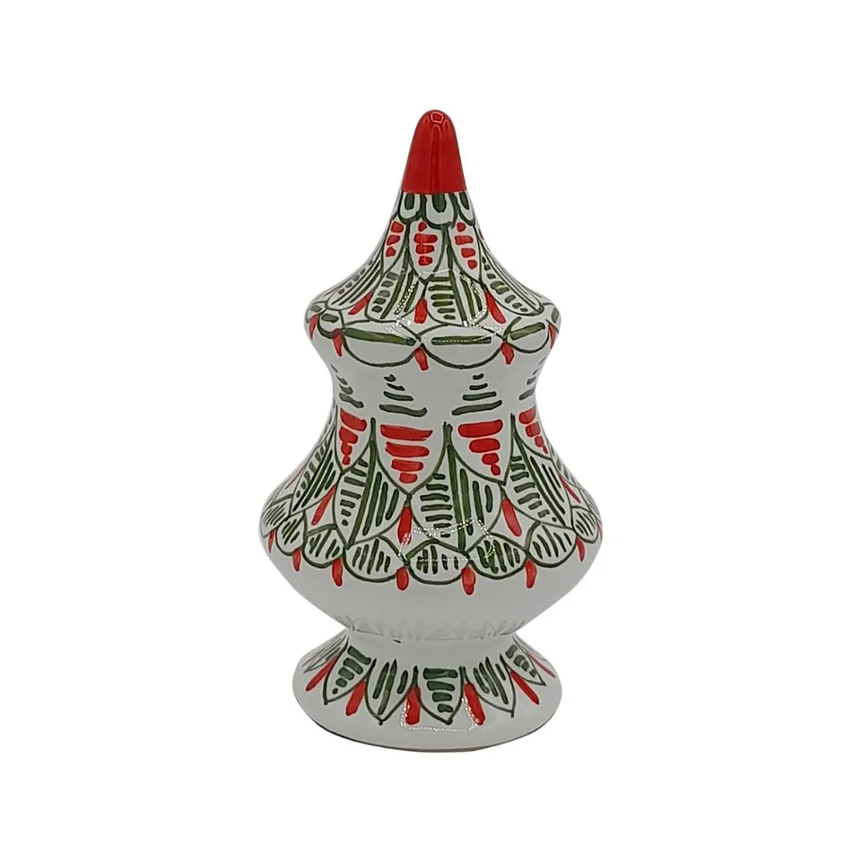 les-ottomans-cmt09-weihnachtsbaum-keramik-handbemalt image 1