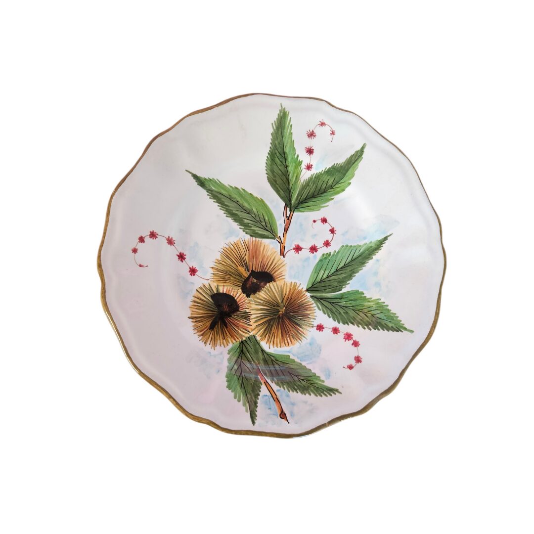les-ottomans-piatto-piano-handbemalter-keramik-speiseteller image 1