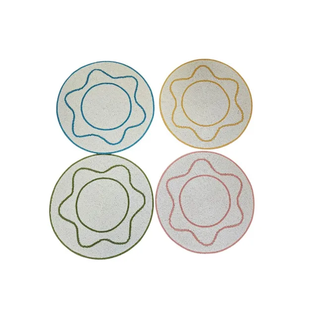 les-ottomans-platzsets-bestickt-mit-perlen-4er-set image 1