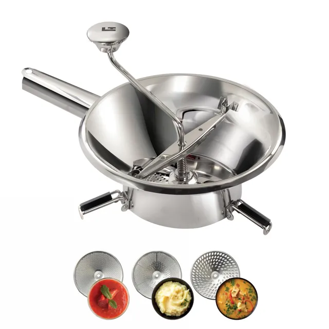 louis-tellier-la-bonne-graine-passierm-hle-24-cm-edelstahl-mit-3-siebscheiben image 1