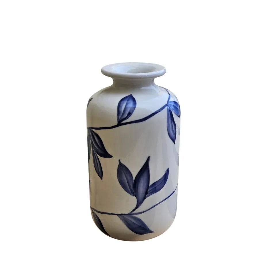 les-ottomans-vase-aus-keramik-handbemalt-palme-gr-n image 1