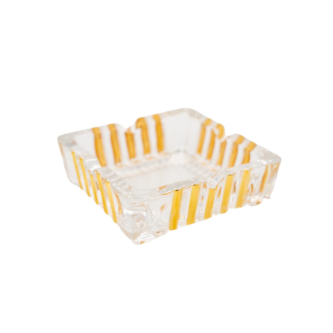les-ottomans-aschenbecher-kristall-aschenbecher-mit-gold-details image 1