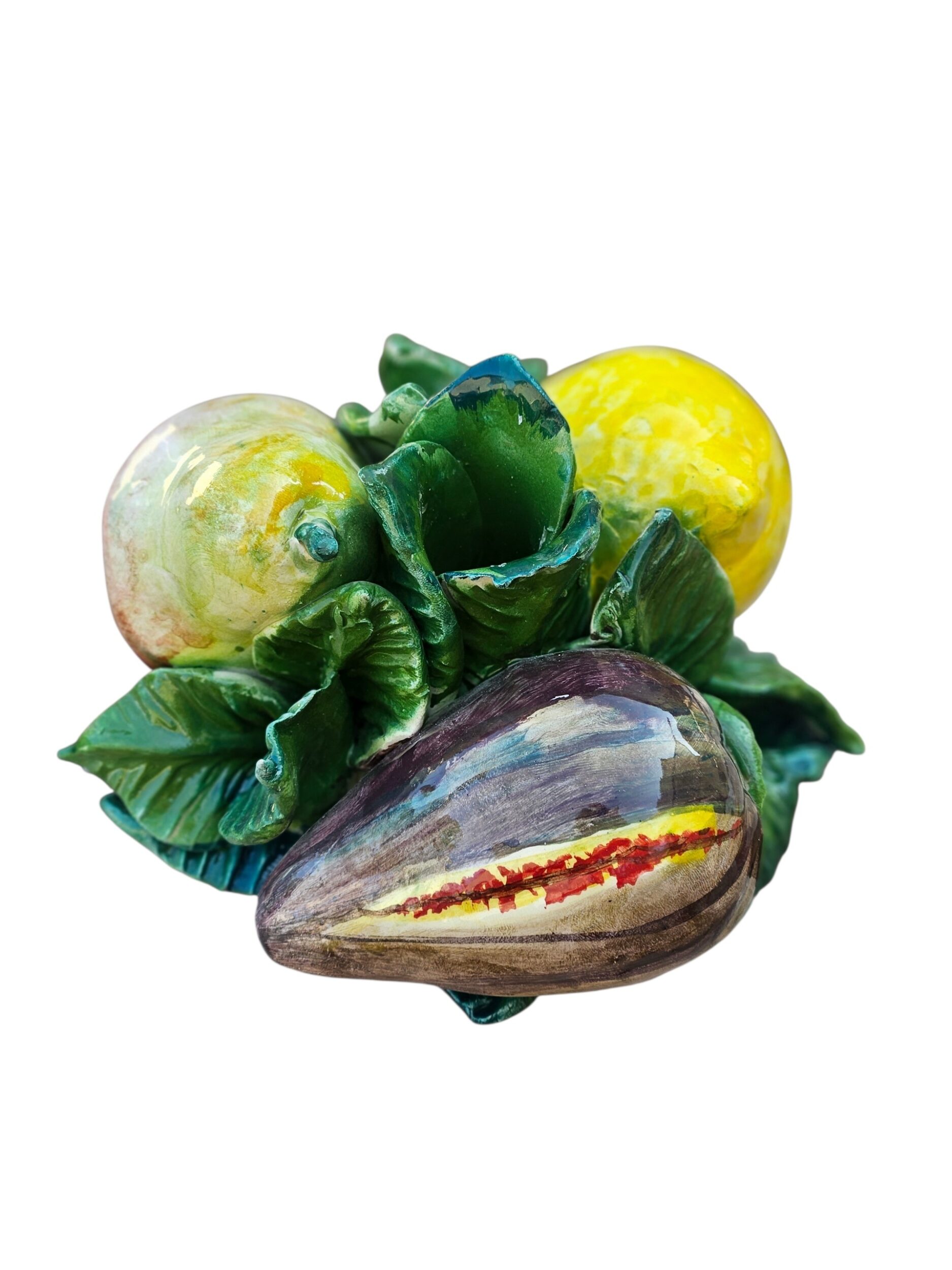 les-ottomans-kerzenhalter-keramik-handbemalt-limone-e-fico image 2