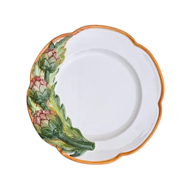 les-ottomans-carciofo-asp04-teller-flach-handbemalte-keramik image 1