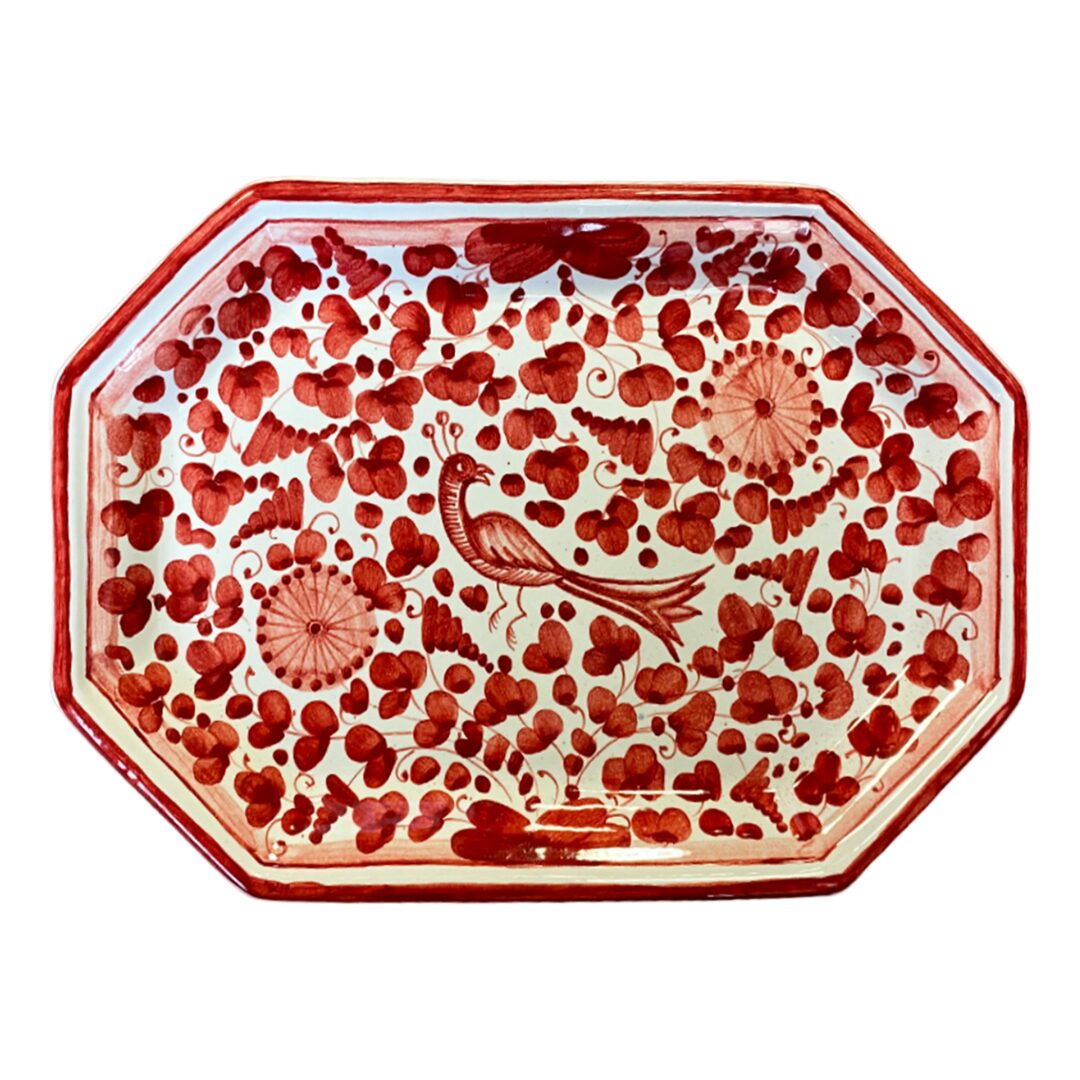 les-ottomans-pkt02-tablett-aus-keramik-v-gel-blumen-handbemalt image 1