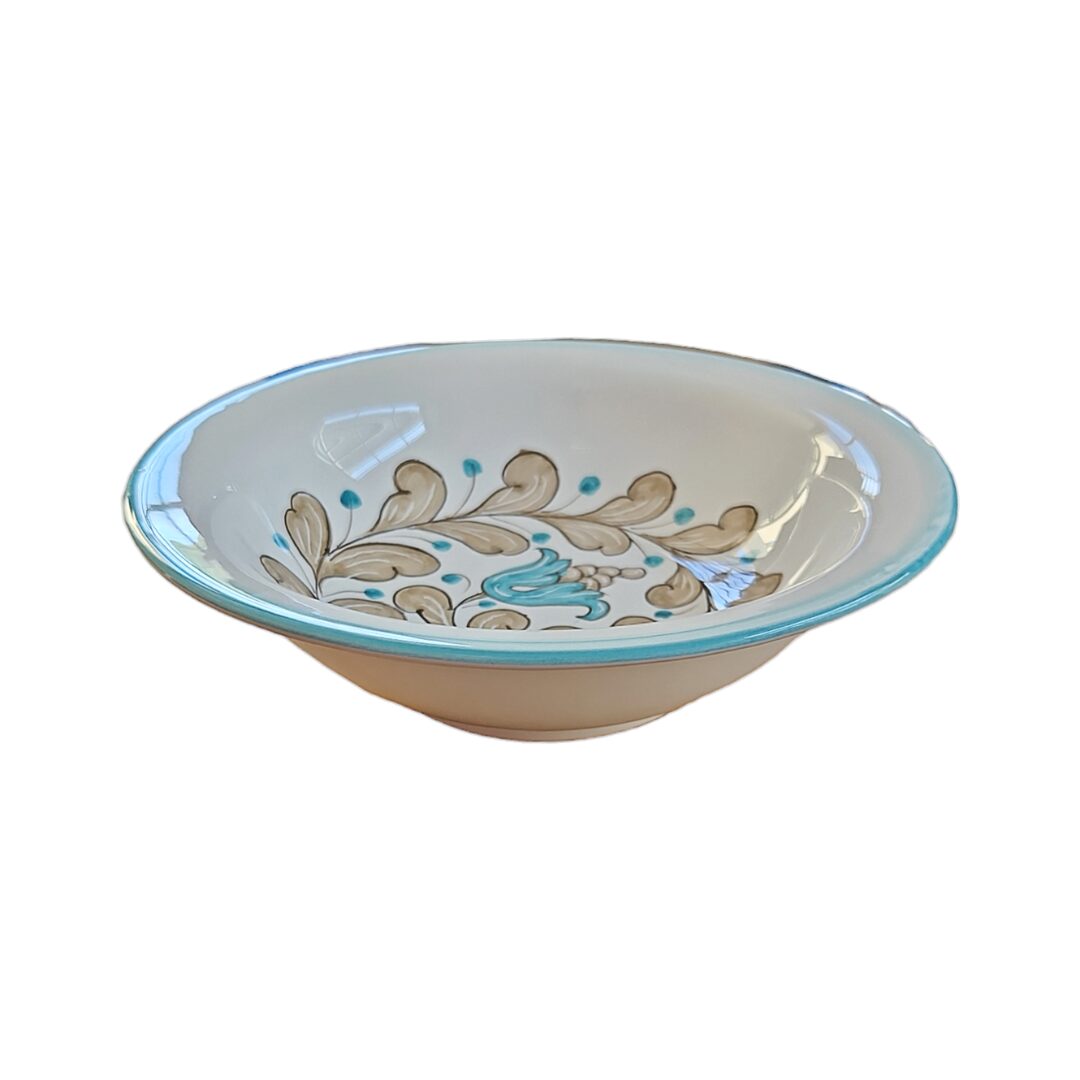 les-ottomans-schale-aus-handbemalter-keramik-mit-blumenmuster image 1