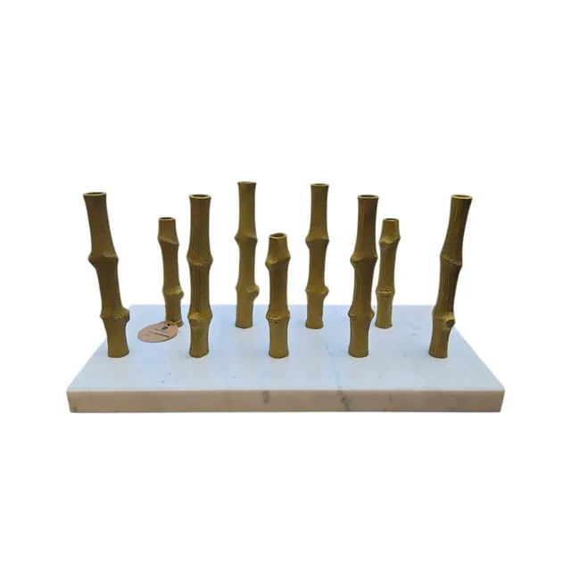 les-ottomans-bamboo-vase-aus-marmor-mit-aluminium-einzelvasen-skulpturales-cente image 1