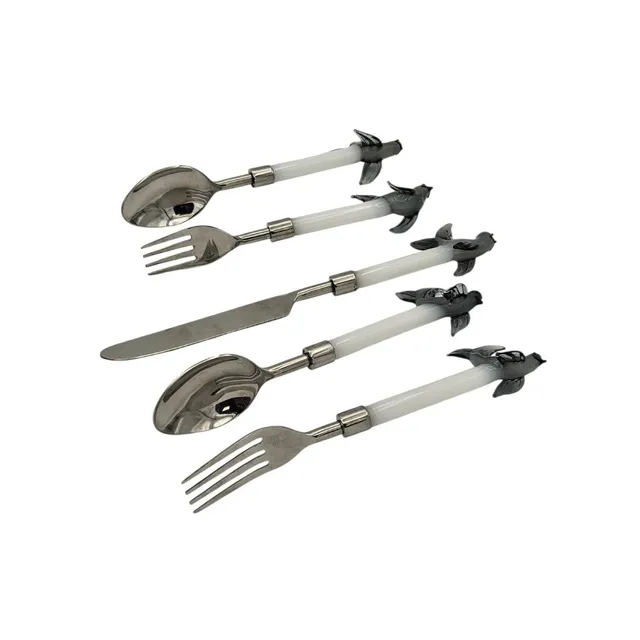 les-ottomans-besteck-set-mit-robben-glasgriff image 1