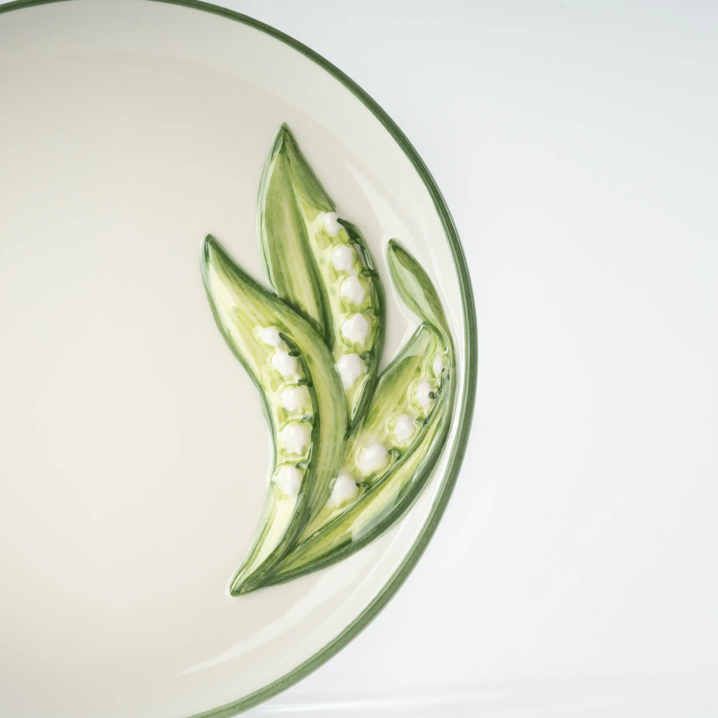 les-ottomans-lily-of-the-valley-dessertteller-keramik-handbemalt image 3