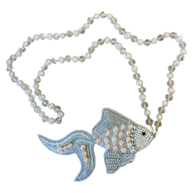les-ottomans-fish-handgestickte-brosche-mit-abnehmbarer-kette image 1