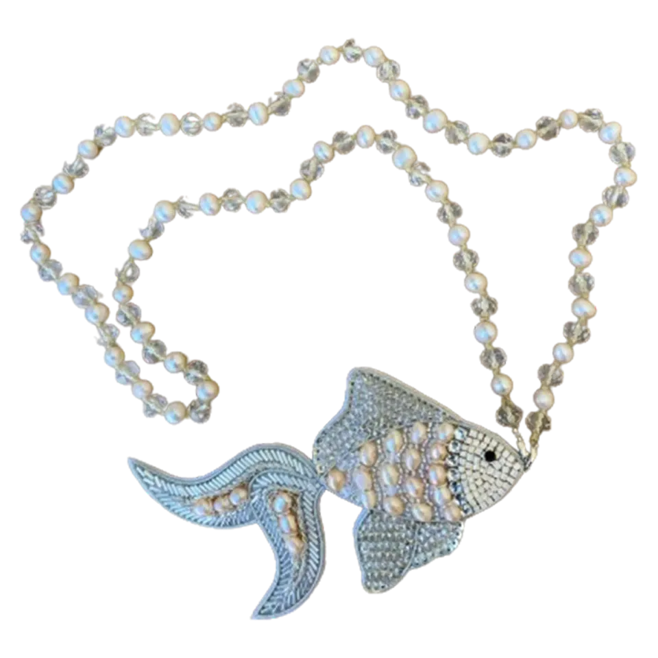 les-ottomans-fish-handgestickte-brosche-mit-abnehmbarer-kette image 1