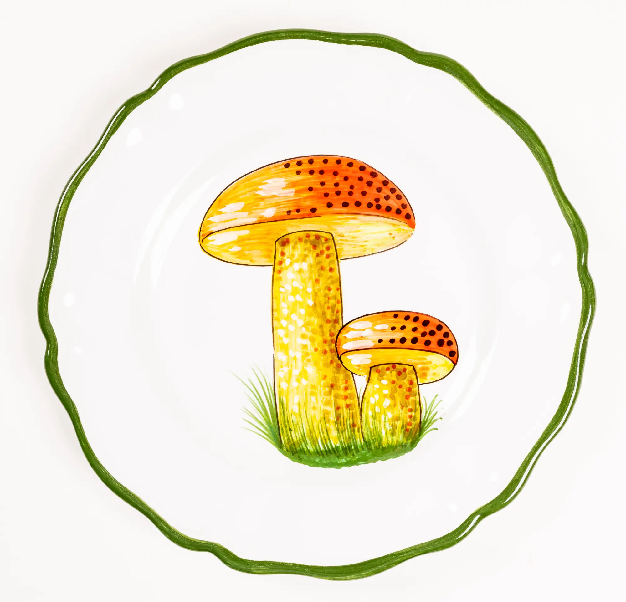 les-ottomans-funghi-mu04-platzteller-keramik-handbemalt-pilz image 1
