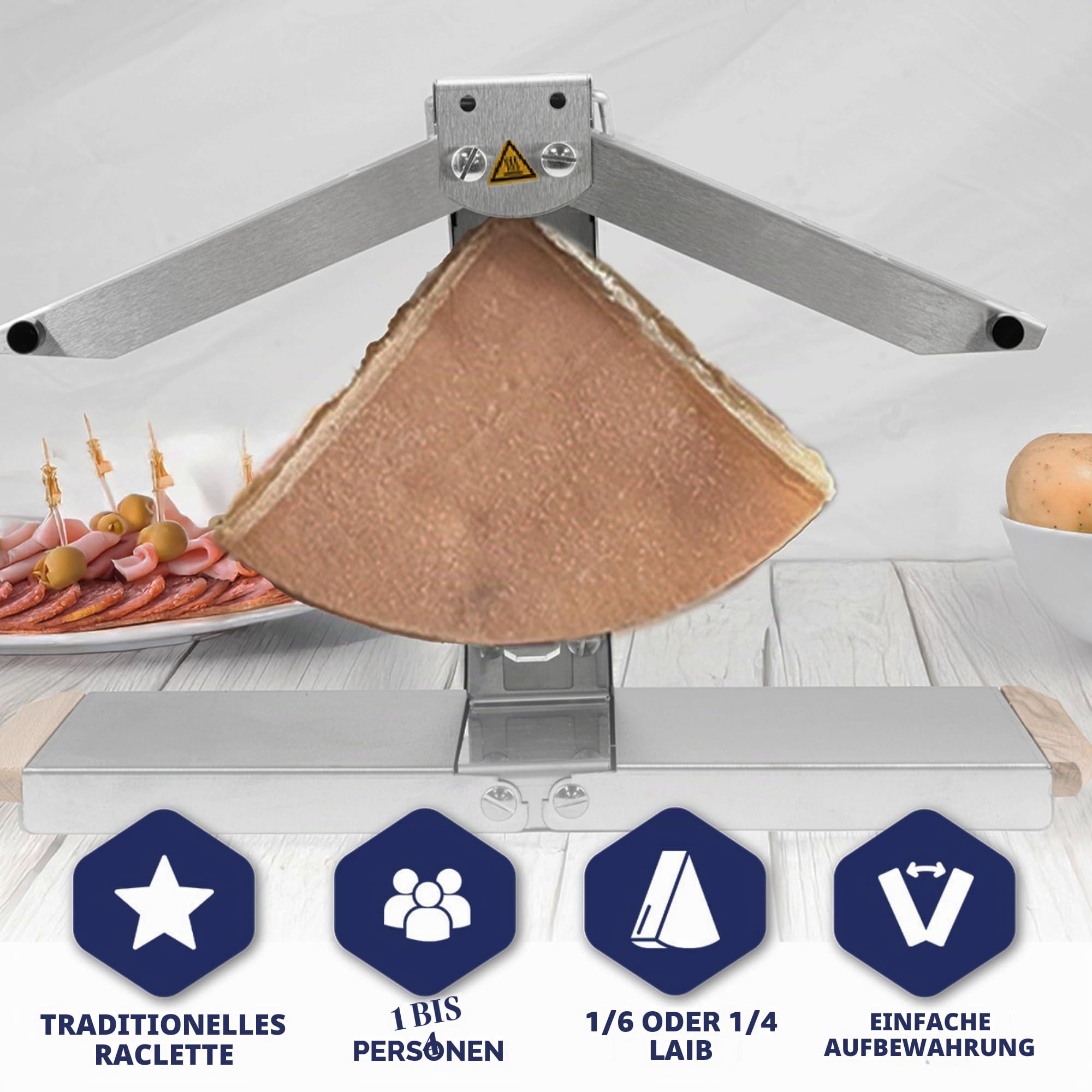 louis-tellier-br-zi-re-signature-inox-raclette-grill-1-6-personen image 2