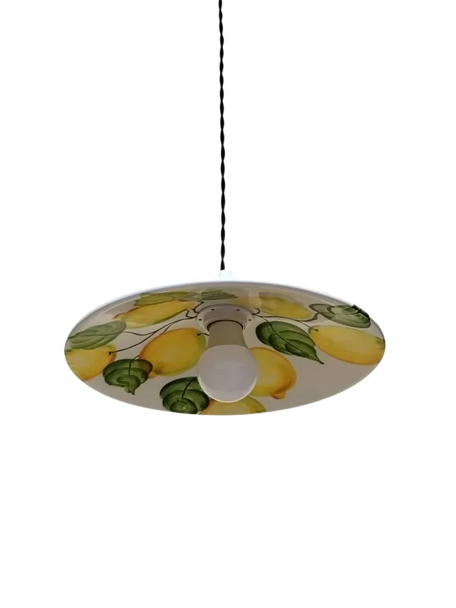 les-ottomans-deckenlampenschirm-keramik-lh05-handbemalt image 1