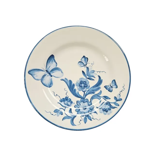 les-ottomans-farfalla-essteller-keramik-handbemalt-mit-schmetterling image 1