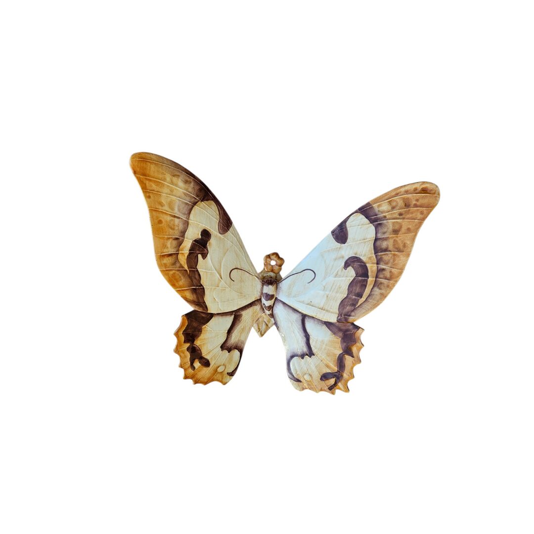 les-ottomans-farfalla-deko-schmetterling-aus-keramik-gro-handbemalt image 1