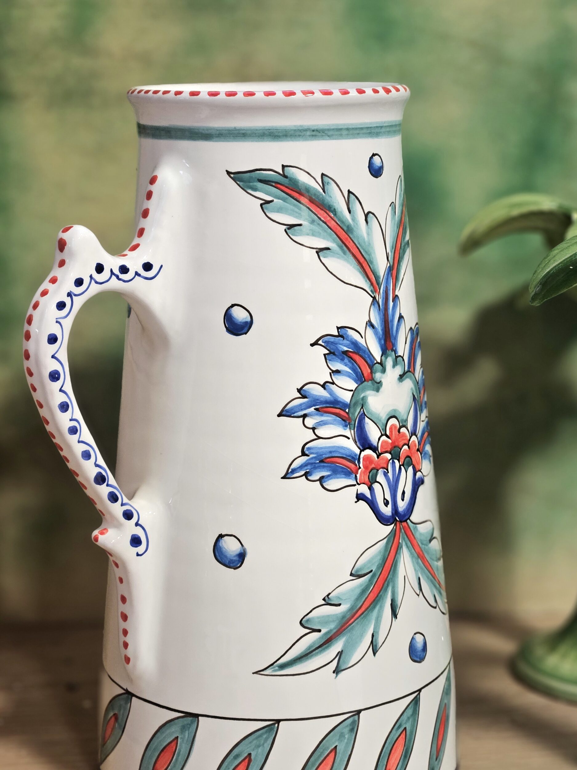 les-ottomans-iznik-krug-vase-keramik-handbemalt image 3
