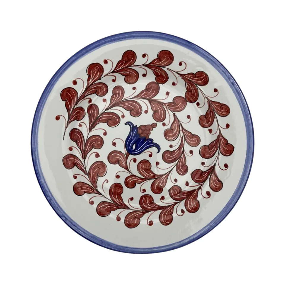 les-ottomans-handbemalter-keramik-speiseteller-floral image 1