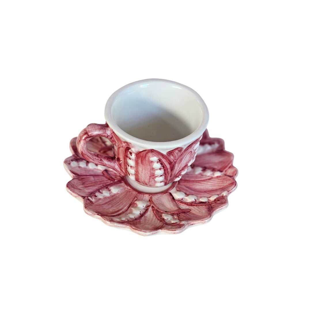 les-ottomans-lily-of-the-valley-espressotasse-mit-untertasse-rosa-keramik image 1