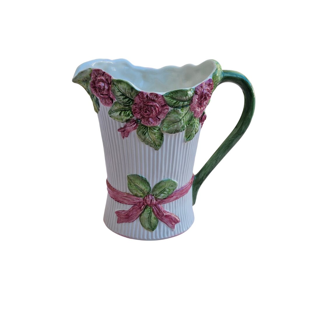 les-ottomans-brocca-vaso-karaffe-vase-aus-keramik-handbemalt image 1