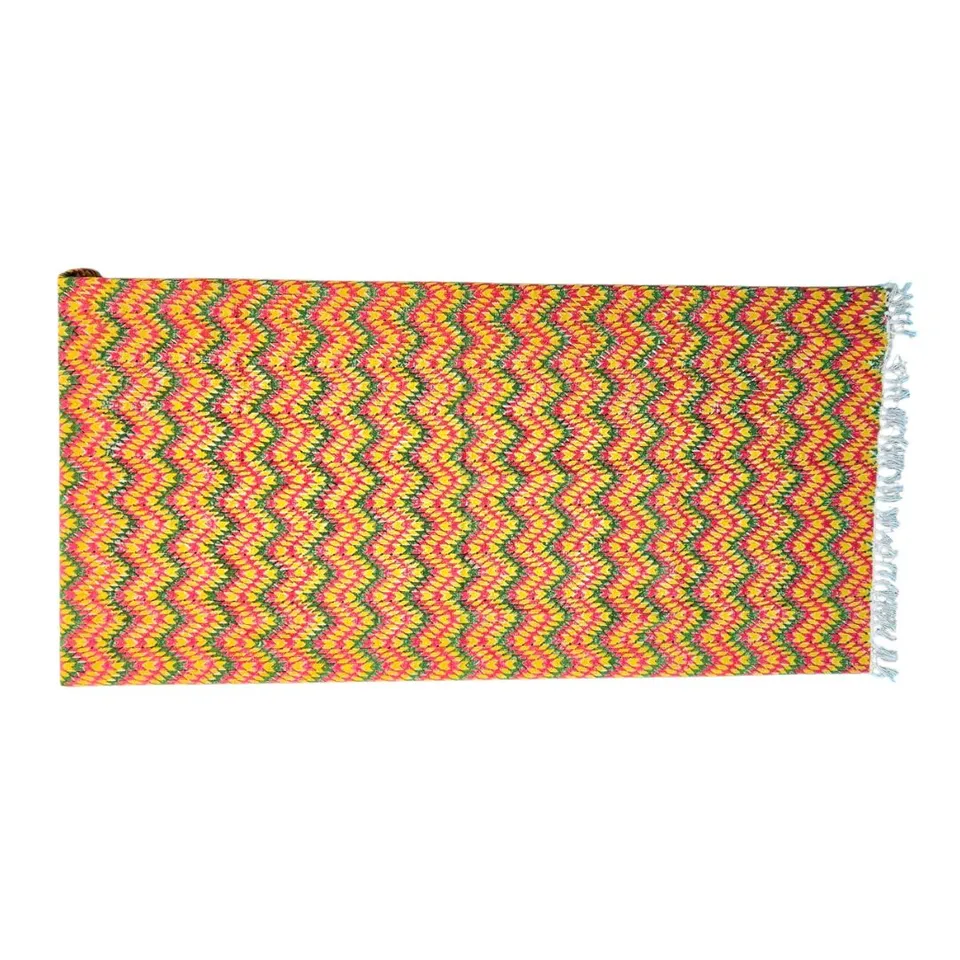 les-ottomans-plaid-baumwolle-bedruckt-mit-quasten image 1