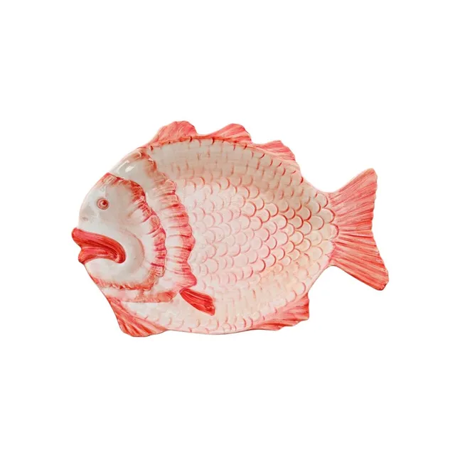 les-ottomans-pesce-handbemalte-keramik-fischschale-tablett image 1