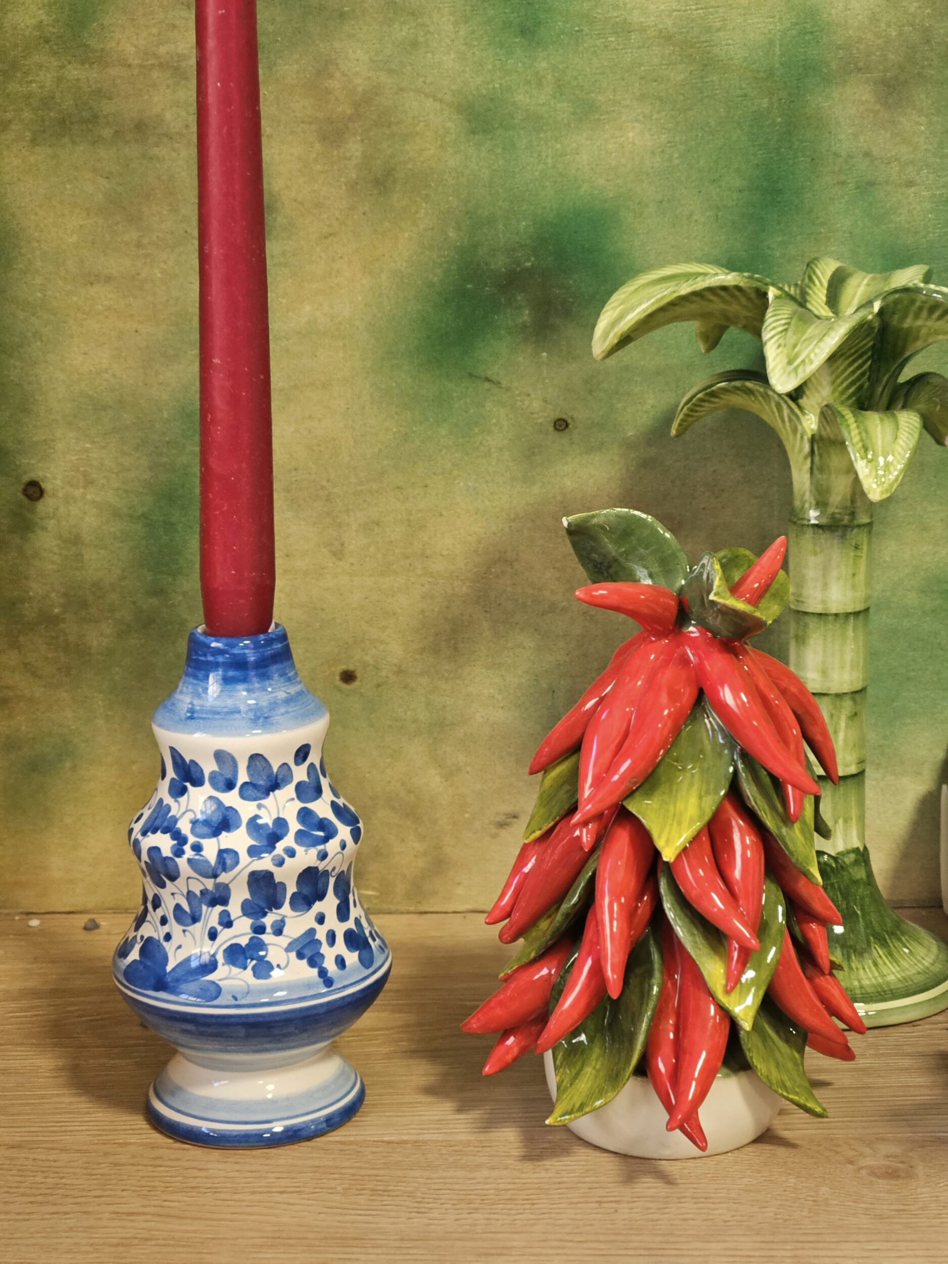 les-ottomans-albero-di-natale-handbemalter-keramik-kerzenhalter-weihnachtsbaum image 2