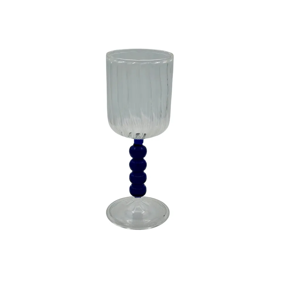 les-ottomans-calice-da-vino-weinglas-mit-perlen-hoch-blau image 1