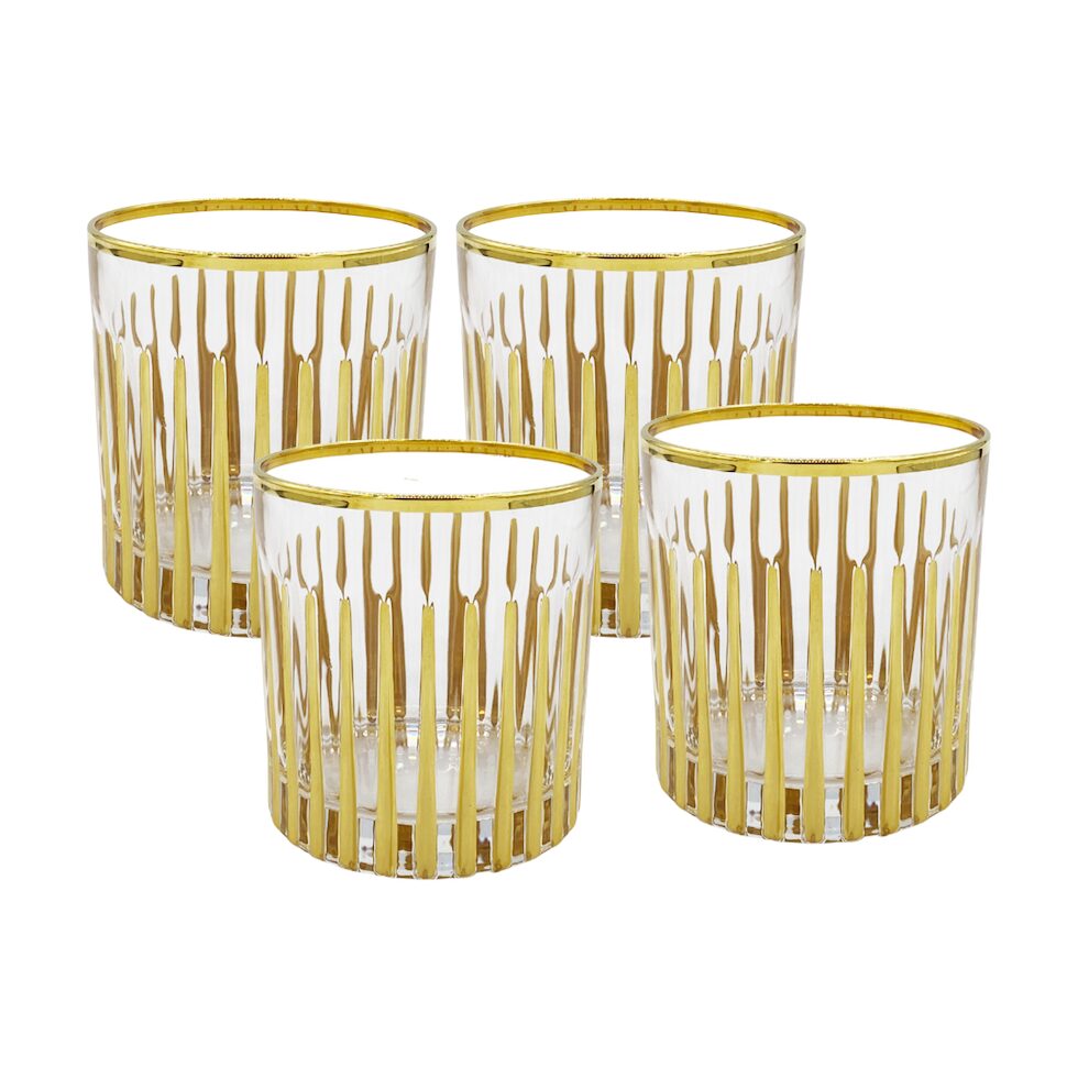 les-ottomans-tumbler-murano-glas-gold-set-4-cg09 image 1