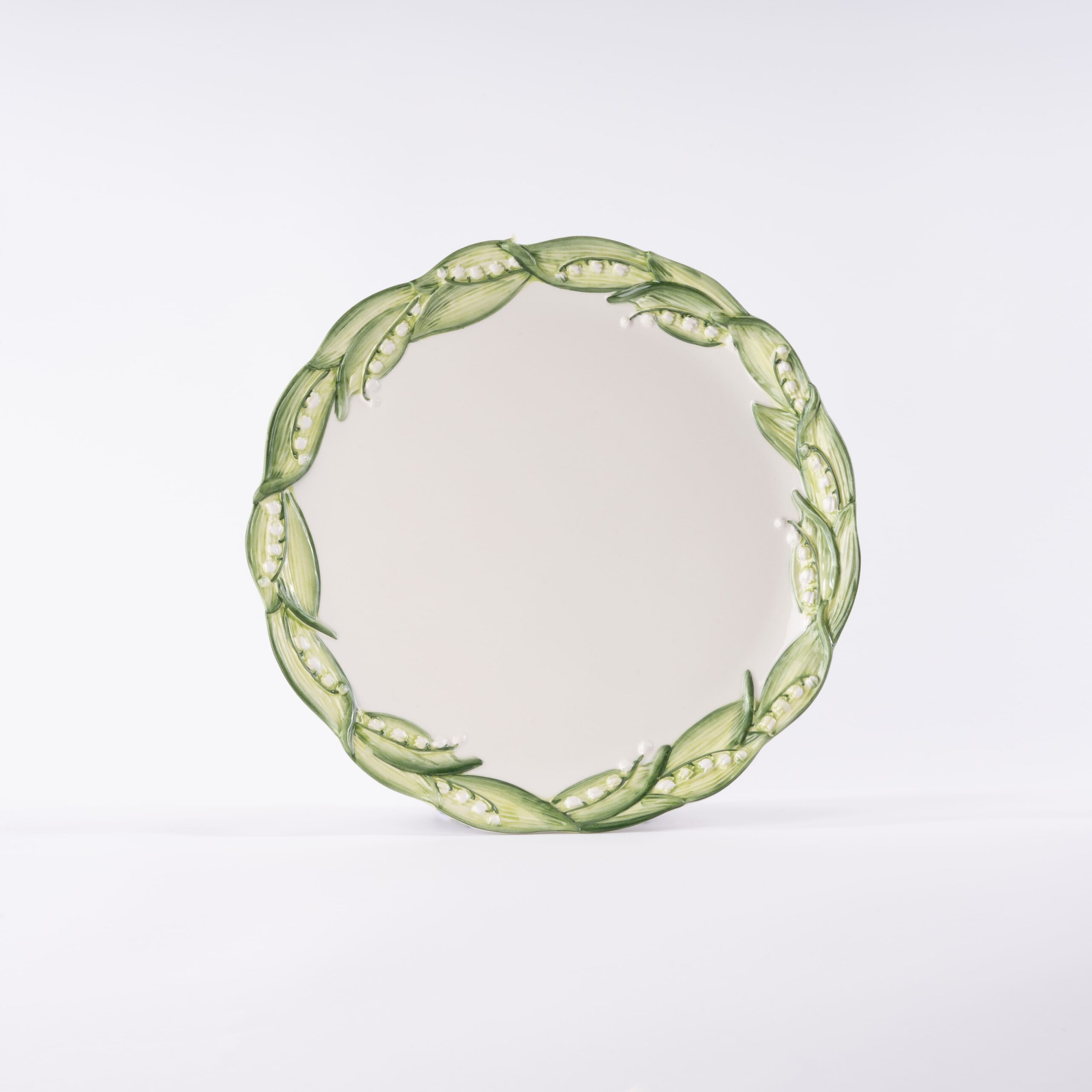 les-ottomans-lily-of-the-valley-platzteller-handbemalte-keramik image 1