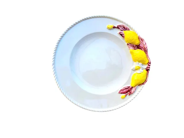 les-ottomans-lmnp14-limoni-rosa-handbemalter-teller-flach image 1